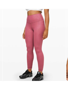 Women's Lululemon Align Pant II 25" Pink Leggings Size 6